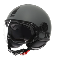 Momo design CLASSIC helm mat grijs zwart E2206