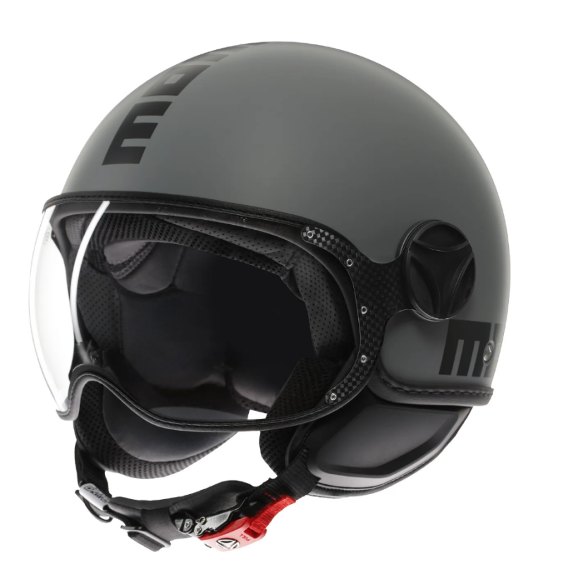 Momo Design CLASSIC Helm matt grau schwarz E2206