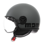 Momo design CLASSIC helm mat grijs zwart E2206