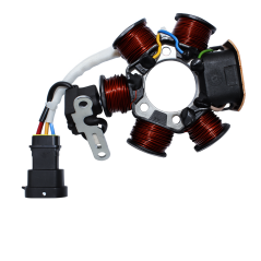 Stator für PIaggio 50 ZIp, vespa, Liberty, gilera Runner, Aprilia SR, Spule 6-Pol