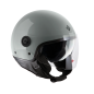 Casco Tucano Urbano El’Mettin 6.0 con doble visera Gris Nardo brillante