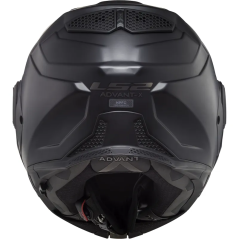 LS2 FF901 Advant X Solid Matt Black Fiber Modular Helmet