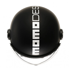 Momo design CLASSIC helm mat zwart wit E2206