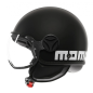 Momo design CLASSIC helm mat zwart wit E2206