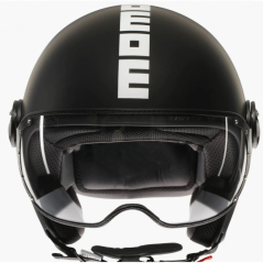 Momo Design CLASSIC Helm matt schwarz weiß E2206