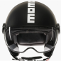 Momo Design CLASSIC Helm matt schwarz weiß E2206