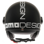 Momo design CLASSIC helm mat zwart wit E2206