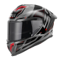 Givi 50.3 Quasar helm zwart titanium rood glanzend