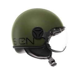 casque Momo design FGTR CLASSIC vert militaire E2206