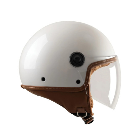 Casco demi-Jet Tucano Urbano El jettin 6.0 bianco perla lucido