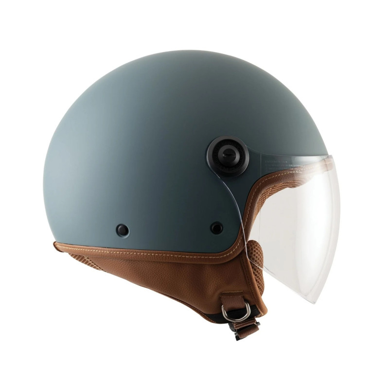 Tucano Urbano El'Jettin 6.0 Demi-Jet Helmet Matt Petrol blue Tucano Urbano El'Jettin 6.0 Demi-Jet Helmet Matt Petrol blue