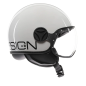 Momo design CLASSIC helm glanzend wit E2206
