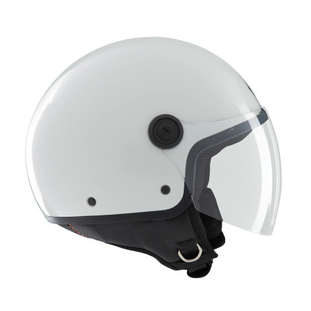 Casque Demi-Jet Tucano Urbano El'Jettin 6.0 Blanc Glacé Brillant