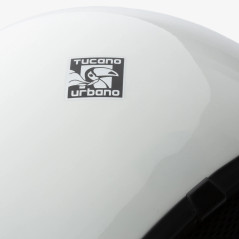 Casque Demi-Jet Tucano Urbano El'Jettin 6.0 Blanc Glacé Brillant