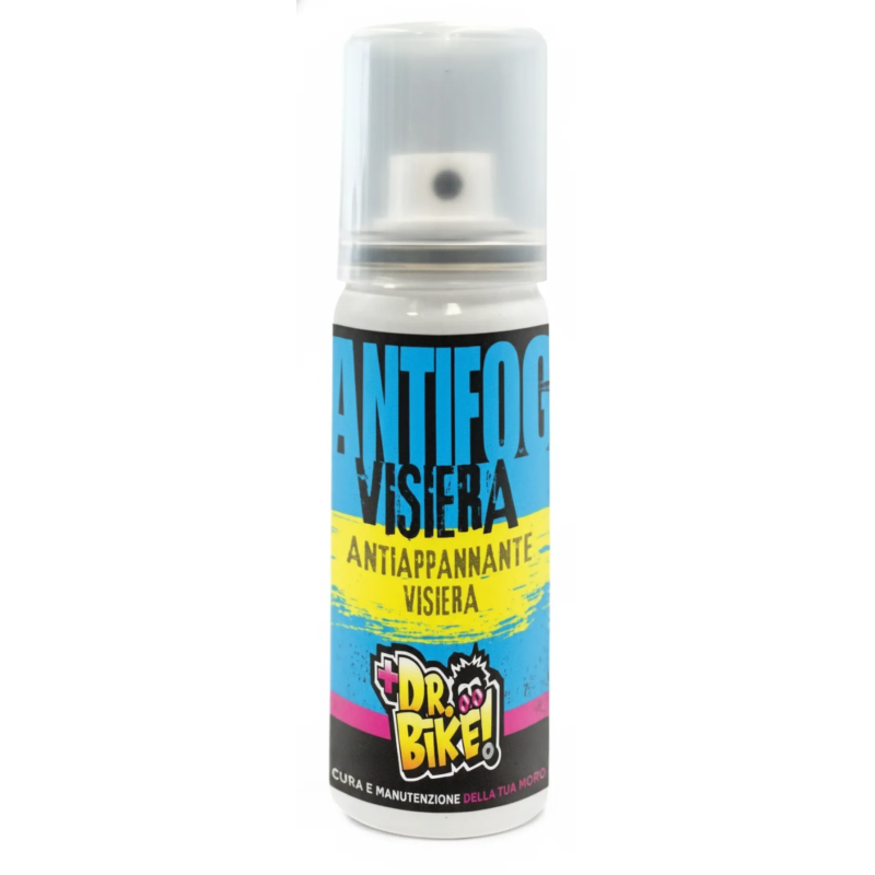 Spray Antifog antiappannante per visiere caschi moto Dr.Bike Spray Antifog antiappannante per visiere caschi moto Dr.Bike