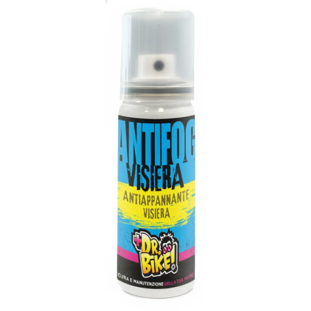 Spray Antifog antivaho para viseras cascos moto Dr.Bike