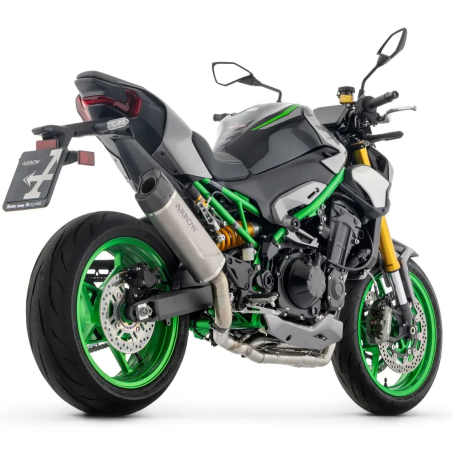Terminale di scarico Arrow Indy race evo Titanio per Kawasaki Z900 25-27