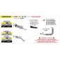 Silencieux d'échappement Arrow Indy Race Evo Titane pour Kawasaki Z900 25-27