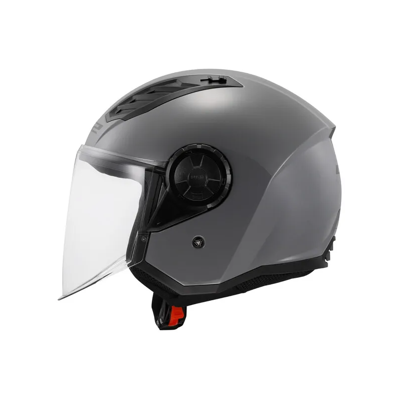 Casque jet LS2 Airflow II Gris brillant Nardo Grey