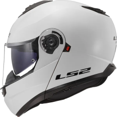 Casco Modular LS2 FF908 Strobe II Solid Blanco brillante