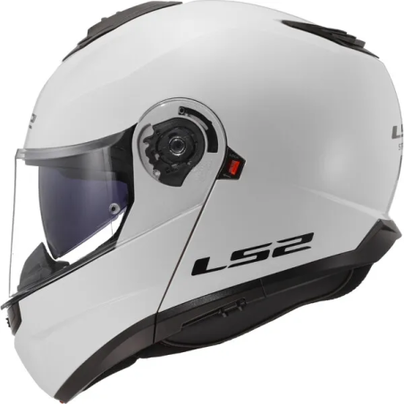 LS2 FF908 Strobe II Solid Glossy White Modular Helmet