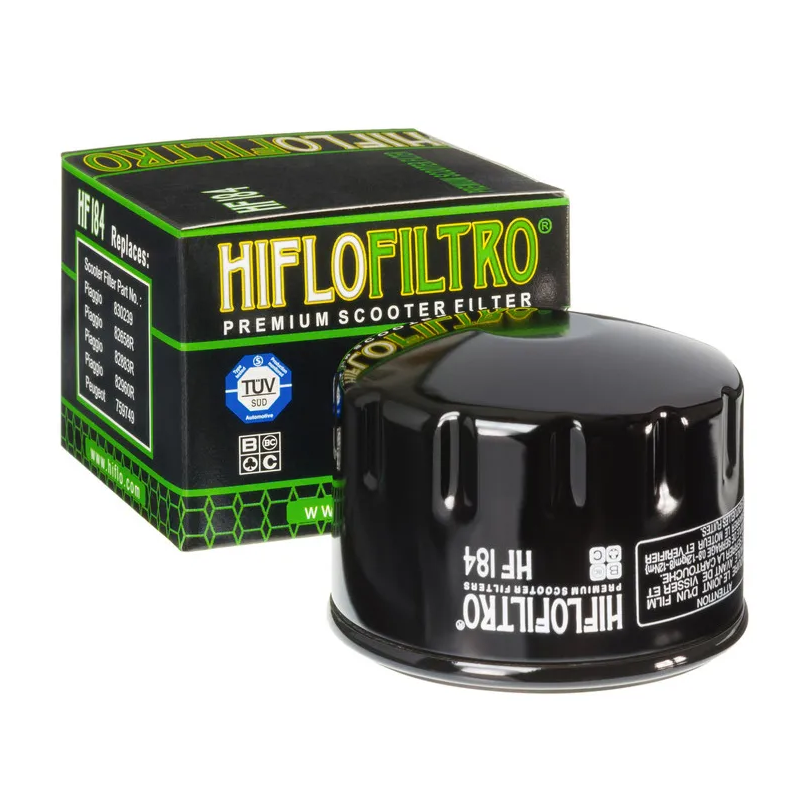Filtro de aceite de motor Hiflo HF184 para motores Aprilia Scarabeo 500, Tuareg 660, Dorsoduro 750-900-1200, Piaggio Beverly 500
