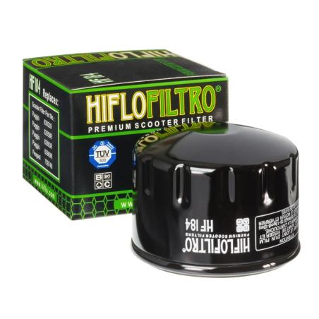 Hiflo HF184 Engine Oil Filter for Aprilia Scarabeo 500, Tuareg 660, Dorsoduro 750-900-1200, Piaggio Beverly 500