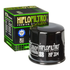 Filtro de aceite de motor Hiflo HF204 para motores Honda, Kawasaki, Yamaha, Triumph