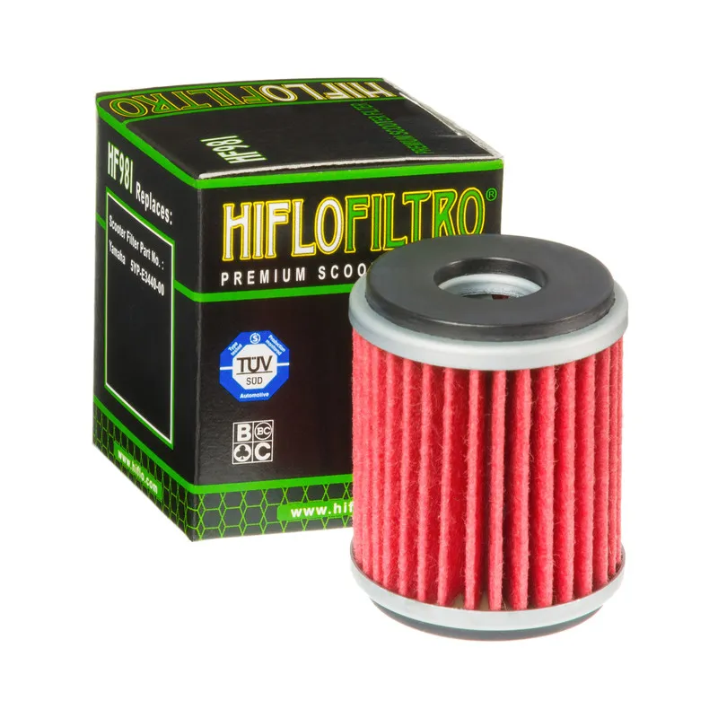 Hiflo HF981 Motoroliefilter voor Yamaha X-MAX 125 05-20, X-MAX 300, MT-125, WR 125 R, R-125