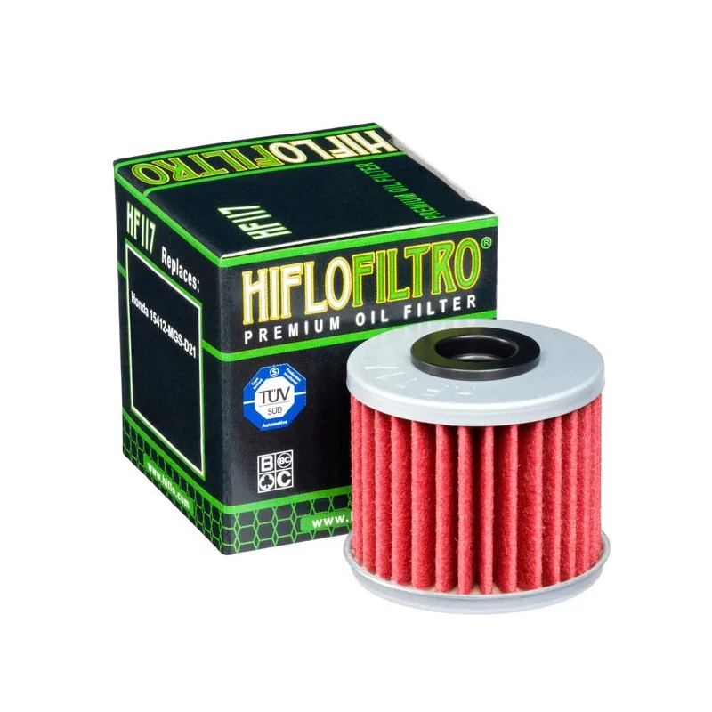 Filtro de aceite HiFlo-Filtro HF117 para transmisión Honda DCT, sustituye OEM 15412-MGS-D21 Filtro de aceite HiFlo-Filtro HF117 para transmisión Honda DCT, sustituye OEM 15412-MGS-D21