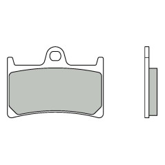 Plaquette de frein arrière EBC Carbon SFAC252 pour Yamaha TMAX 500 08-11, T-MAX 530 12-19, TMAX 560 20-26