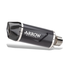 Arrow Indy Race Evo Aluminium Dark Exhaust Muffler for CF Moto MT 450 2025-2026