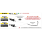 Escape Arrow Indy Race Evo Aluminio Dark para CF Moto MT 450 2025-2026 Escape Arrow Indy Race Evo Aluminio Dark para CF Moto MT 450 2025-2026