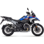 Arrow Indy Race uitlaatdemper van donker aluminium met roestvrijstalen eindkap, voor BMW R1300 GS 24-26, R 1300 GS Adv. 24-26