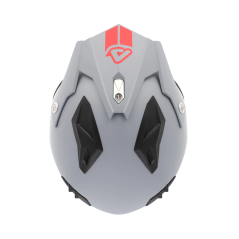 Casco Acerbis Jat aria 2206 Grigio opaco chiaro
