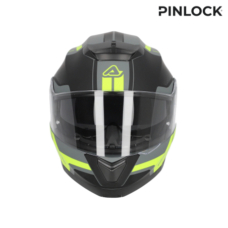 Casque Modulable Acerbis Serel 2206 noir gris jaune fluo mat