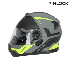 Casque Modulable Acerbis Serel 2206 noir gris jaune fluo mat