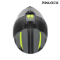 Klapphelm Acerbis Serel 2206 noir gris jaune fluo mat