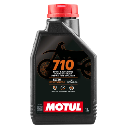 Olio motore Motul 710 per motori 2 tempi