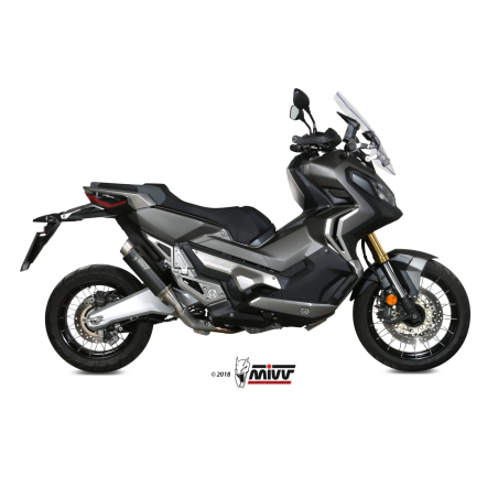 Escape Mivv GP Pro negro para Honda XADV 750 2017-2026
