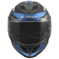 LS2 FF818 Storm III Komai Integralhelm - Blau Schwarz Matt
