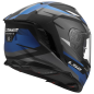 LS2 FF818 Storm III Komai Integralhelm - Blau Schwarz Matt