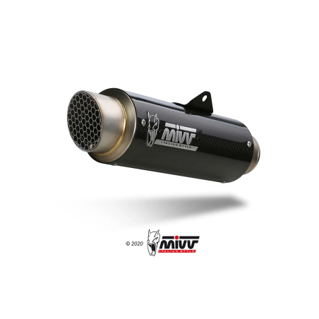 Terminale scarico Mivv GP Pro Carbonio per Kawasaki Z900 2020-2024