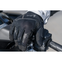 LS2 RAY II Damen-Sommer-Motorradhandschuh, Schwarz