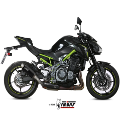 Escape Mivv GP Pro negro para Kawasaki Z900 2017-2019