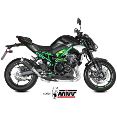 Mivv GP Pro zwarte uitlaat voor Kawasaki Z900 2025-2027