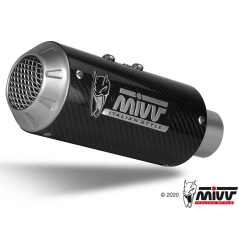 Escape Mivv MK3 carbono para Kawasaki Z900 2025-2027