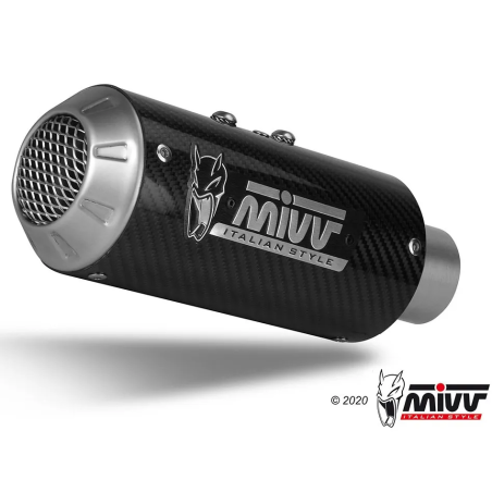Mivv MK3 Carbon Exhaust for Kawasaki Z900 2025-2027