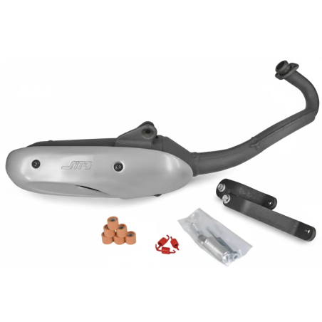Tubo de escape Sito 0586 para motores Piaggio Zip, Typhoon, Runner, Scarabeo, Stalker 50cc