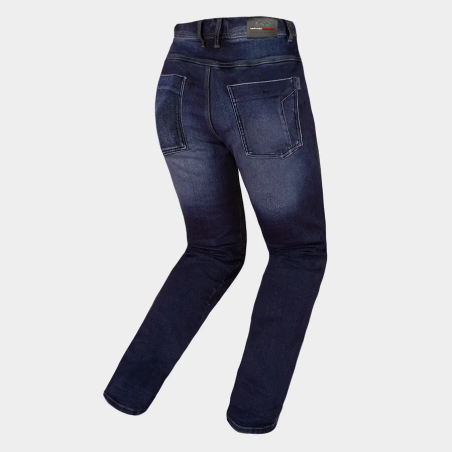 LS2 Bradford Herren Motorrad-Jeans Dark Blue CE Schutz